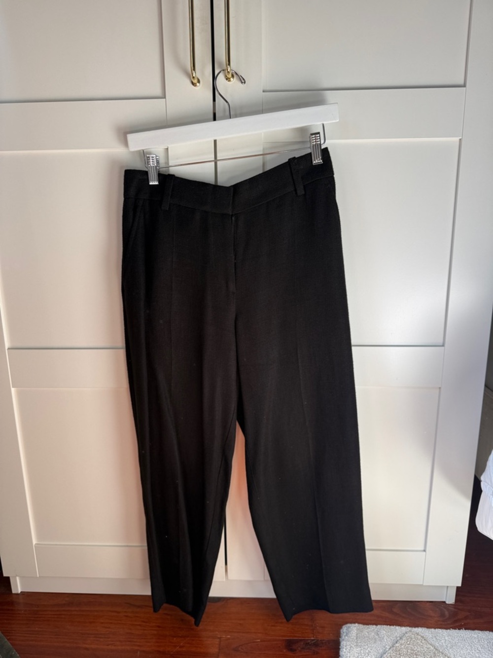 COS Black Wide-Leg Trousers